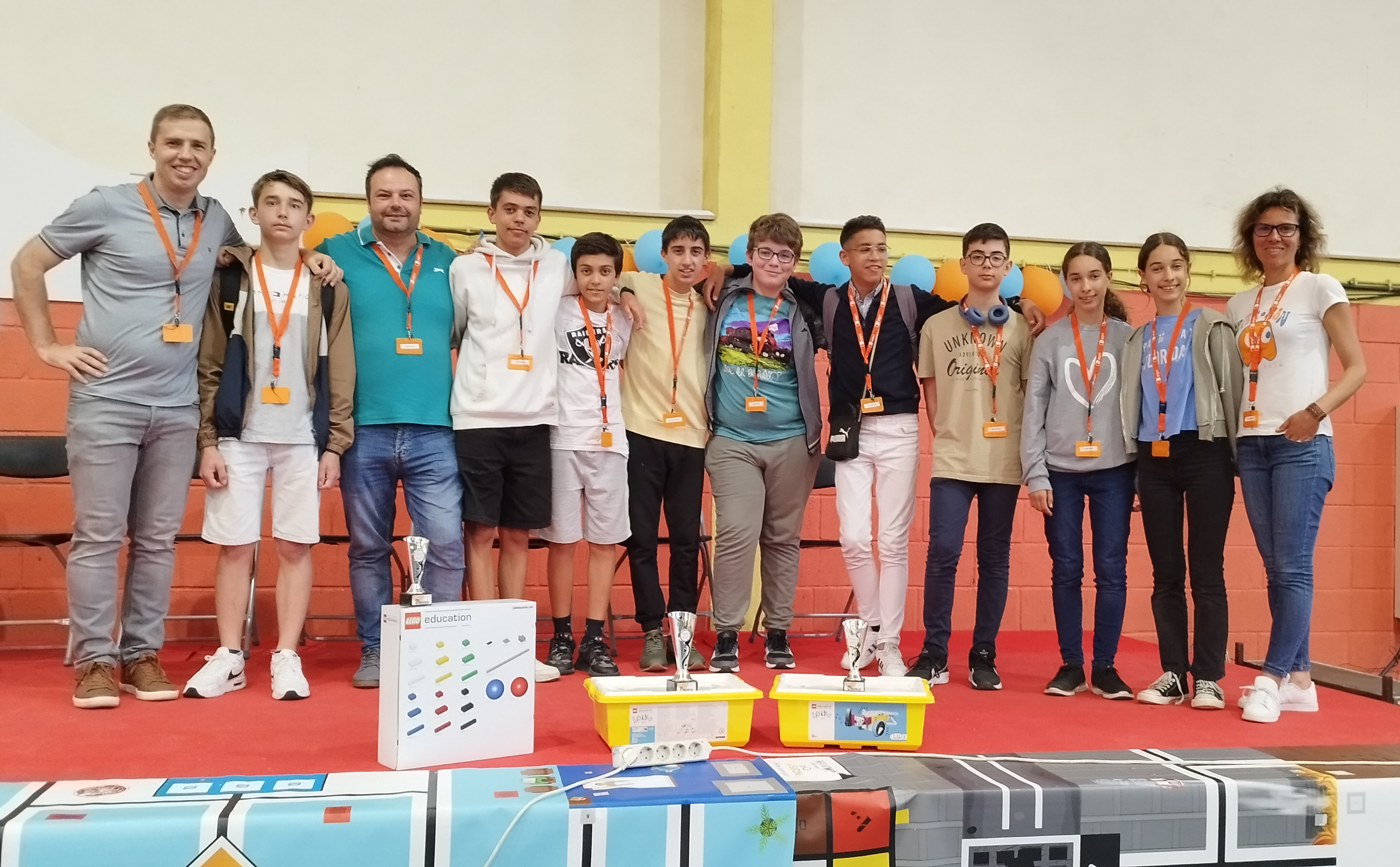 Robotics Club at Agrupamento de Escolas Raul Proença shines at the Robotics Olympiad
